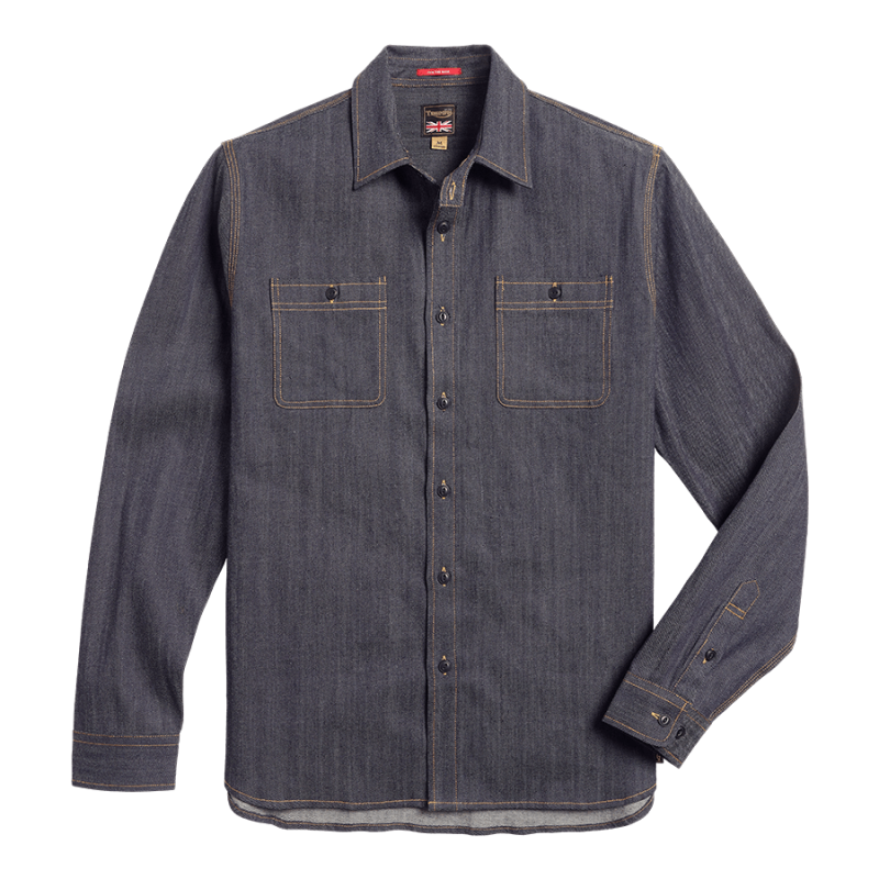 Hapton Raw Denim Shirt | Triumph Lifestyle